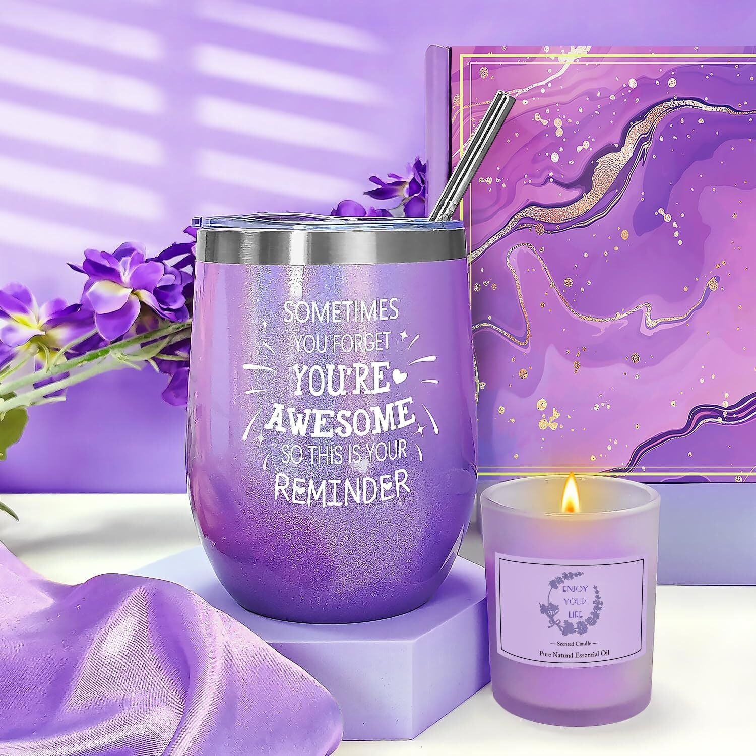Gifts for Women Mom Wife Girlfriend Sister Her, Happy Birthday Gifts Basket F...